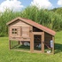 Papírenské zboží - Natura Holzhaus mit Gehege für Kaninchen 151x107x80 cm