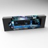 Papírenské zboží - E-blue Polygon, Tastatur-Set mit Maus Cobra II, US, Game, und mit Pad Mazer Marface S typ verkabelt (USB), schwarz-blau