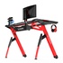 Papírenské zboží - ULTRADESK Spieltisch INVADER - RED, 120x64 cm, 75 cm