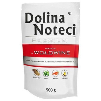 Papírenské zboží - DOLINA NOTECI PREMIUM hovězí kapsička pro psy 500 g 