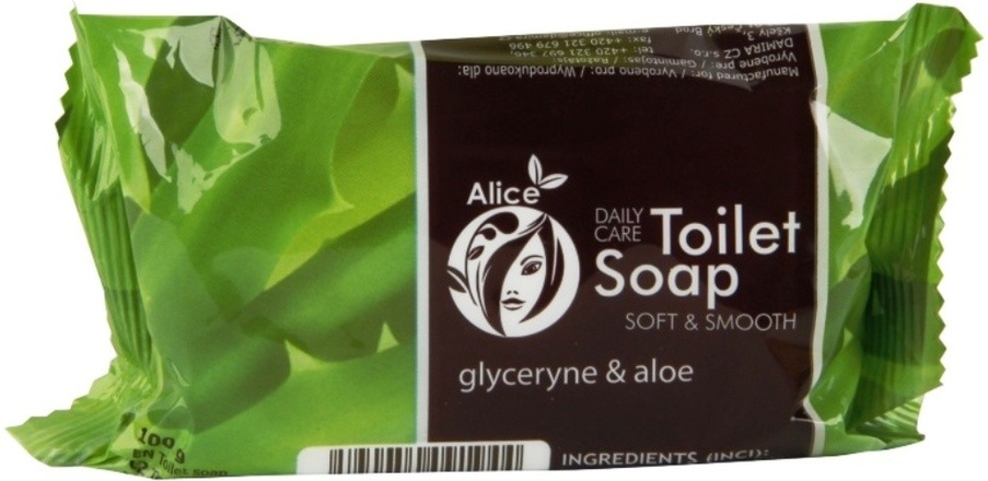 Papírenské zboží - Alice Glyceryne & Aloe Vera toaletní mýdlo 100g