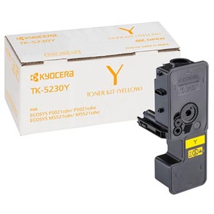 Papírenské zboží - Kyocera originální toner TK-5230Y, yellow, 2200str., 1T02R9ANL0, Kyocera M5521cdn,M5521cd