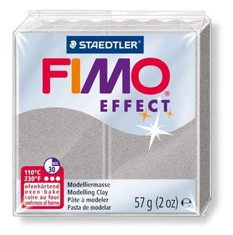 Papírenské zboží - FIMO® efekt stříbrná perleťová 57g