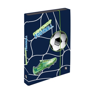 Papírenské zboží - Box na sešity A4 Jumbo fotbal 2