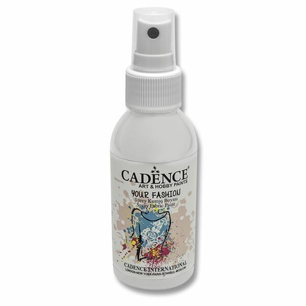 Papírenské zboží - Barvy na textil Cadence Your Fashion, bílá, 100 ml