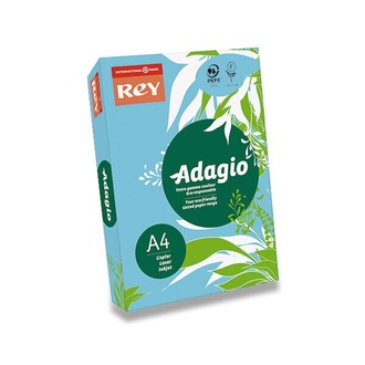 Papírenské zboží - Barevný papír Rey Adagio modrý