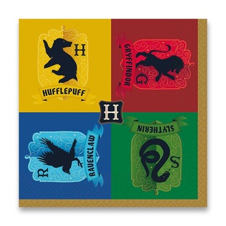 Papírenské zboží - Papírové ubrousky Harry Potter 33 x 33 cm, 16 ks