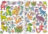 Papírenské zboží - Malbuch - A4 - mit Aufklebern - Dinosaurier