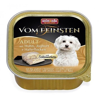 Papírenské zboží - V.Feinsten CORE kuřecí, jogurt + vločky pro psy 150g 