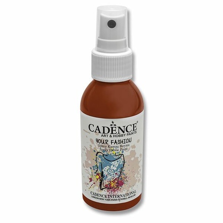 Papírenské zboží - Barvy na textil Cadence Your Fashion, červená, 100 ml