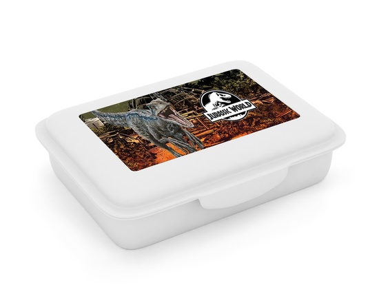 Papírenské zboží - Box na svačinu s přihrádkou Jurassic World
