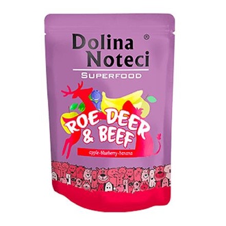 Papírenské zboží - DOLINA NOTECI SUPERFOODS srnec a hovězí kapsička pro psy 300 g 
