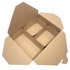 Papírenské zboží - Food box (PAP/PE) fettdicht kraft `L` 195 x 138 mm 2500ml [40 St.]