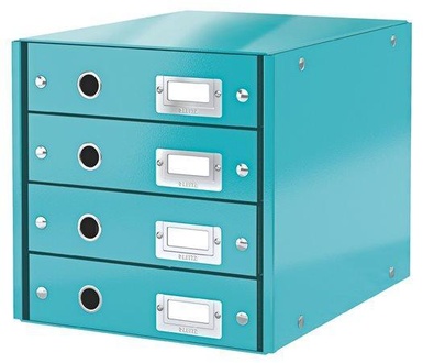 Papírenské zboží - Zásuvkový box Leitz Click & Store, Modrá