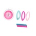 Papírenské zboží - Haarkreide + Haaraccessoires Blister, 2 Sorten