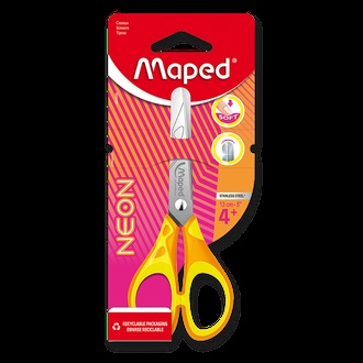 Papírenské zboží - Nůžky Maped Pulse Soft Neon 13 cm, blistr, mix barev